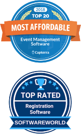 CONREGO wurde 2018 von CAPTERRA auf Platz 9 der günstigsten Registrierungssysteme und von SOFTWAREWORLD auf Platz 11 der bestbewerteten Registrierungssysteme gewählt.